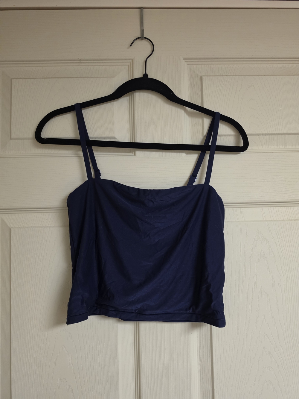 aerie Navy Blue Double-Strap Cropped Camisole